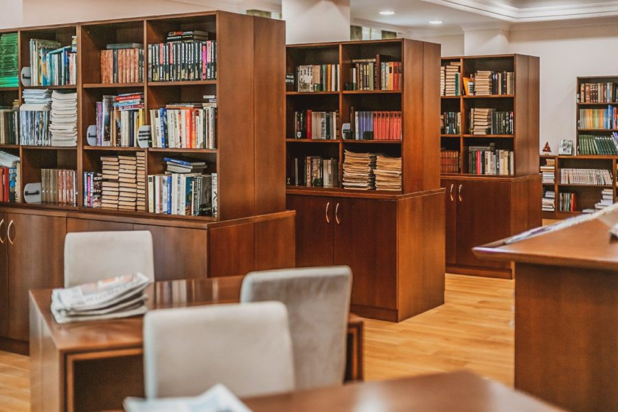 Библиотека в санатории Заря в городе Кисловодске - фотография