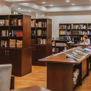 Библиотека в санатории Заря в городе Кисловодске - фотография