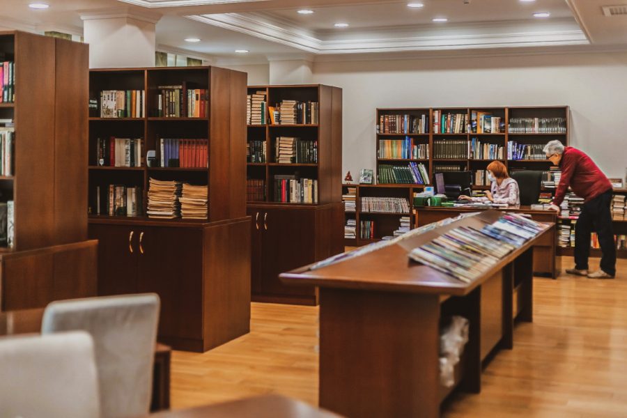 Библиотека в санатории Заря в городе Кисловодске - фотография