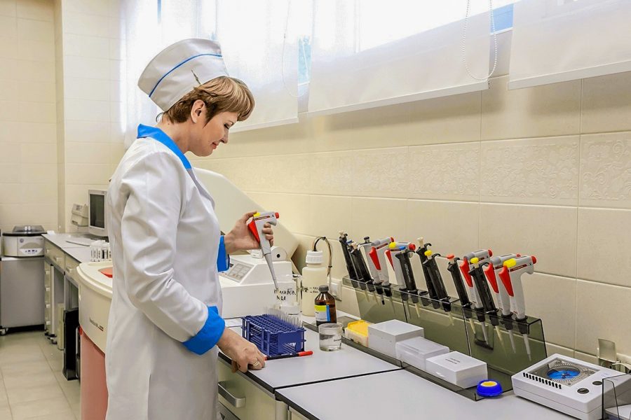 Лабораторные исследования в санатории Заря в городе Кисловодске - фотография