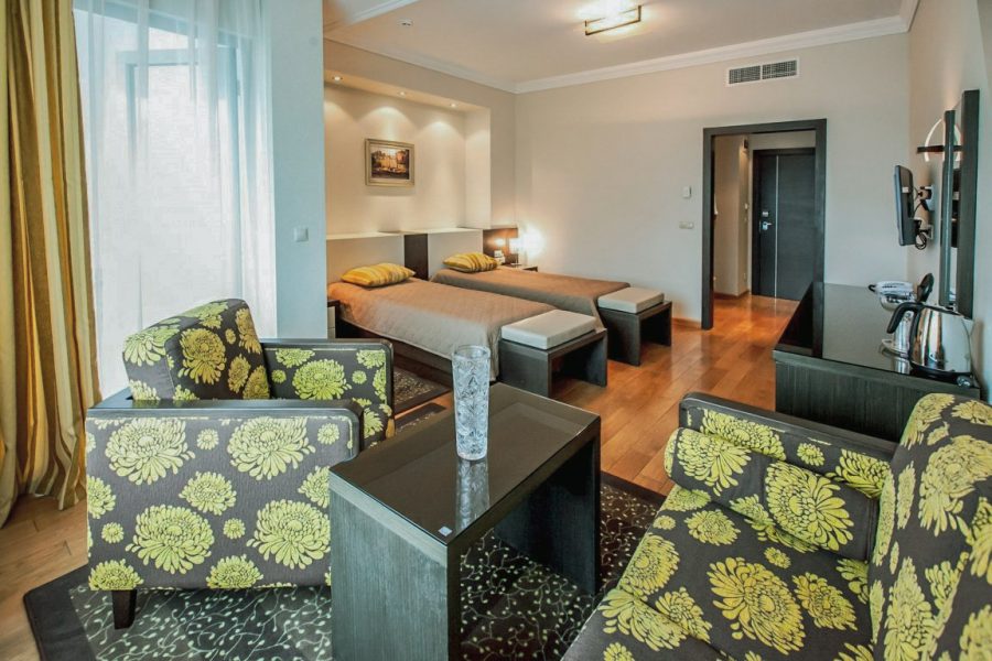 Двухместный номер в санатории Заря в городе Кисловодске - фотография