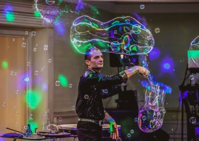 Шоу мыльных пузырей в санатории Заря в городе Кисловодске - фотография