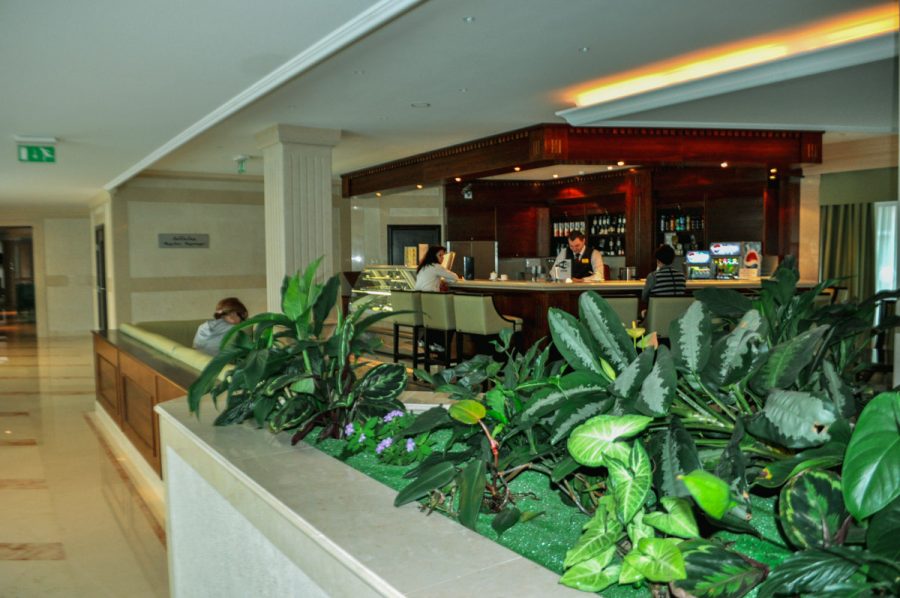 Лобби бар в санатории Заря в городе Кисловодске - фотография