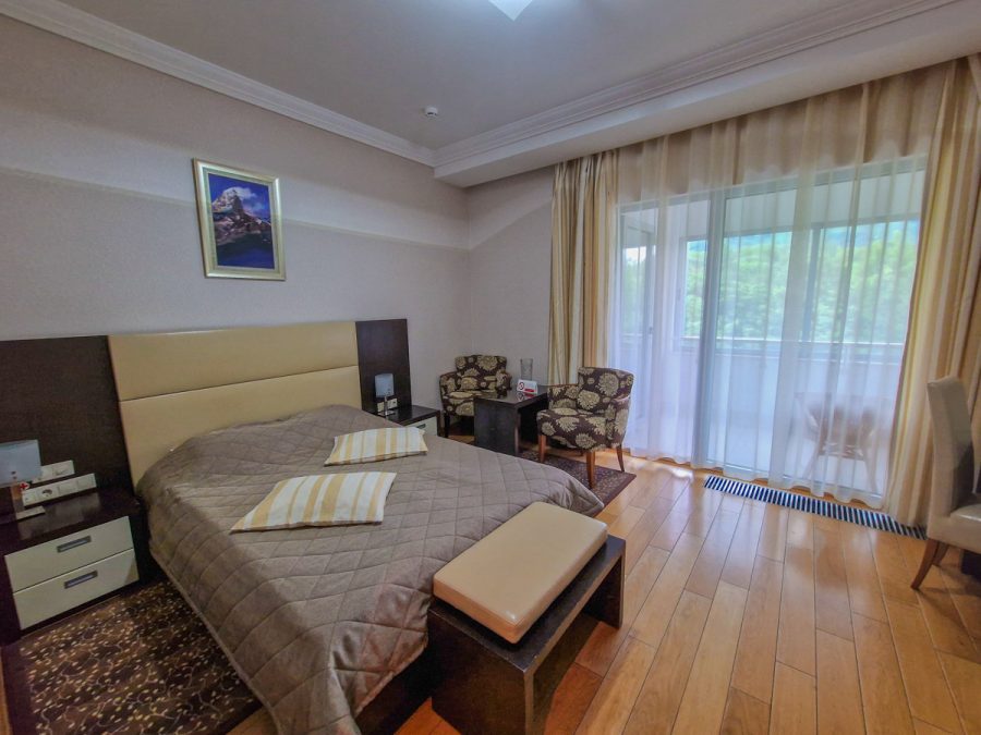 Одноместный номер в санатории Заря в городе Кисловодске - фотография