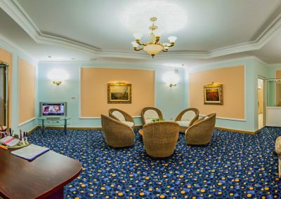 Холл сауны в санатории Заря в городе Кисловодске - фотография