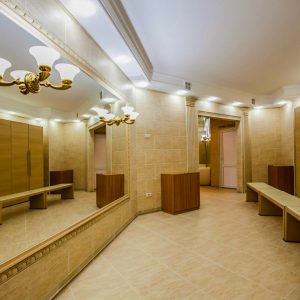 Раздевалка сауны в санатории Заря в городе Кисловодске - фотография