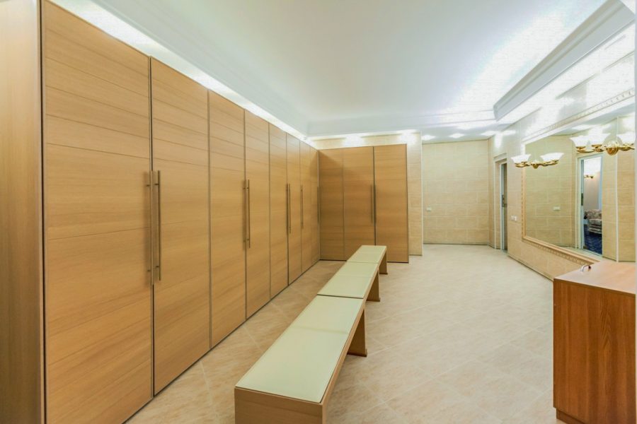 Раздевалка сауны в санатории Заря в городе Кисловодске - фотография