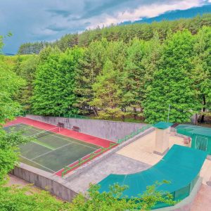 Спортплощадка в санатории Заря в городе Кисловодске - фотография