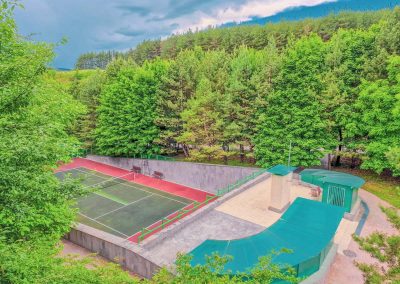 Спортплощадка в санатории Заря в городе Кисловодске - фотография