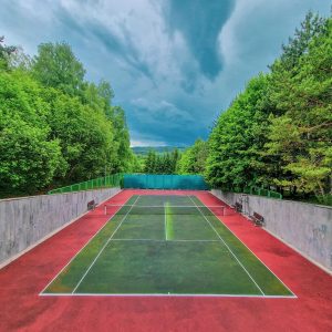 Спортплощадка в санатории Заря в городе Кисловодске - фотография