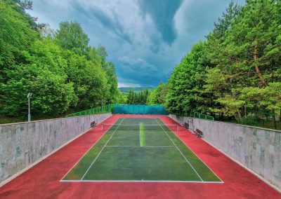 Спортплощадка в санатории Заря в городе Кисловодске - фотография