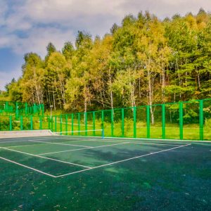 Спорплощадка в санатории Заря в городе Кисловодске - фотография