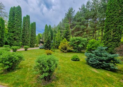 Территория в санатории Заря в городе Кисловодске - фотография