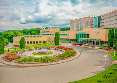 Фонтан в санатории Заря в городе Кисловодске - фотография