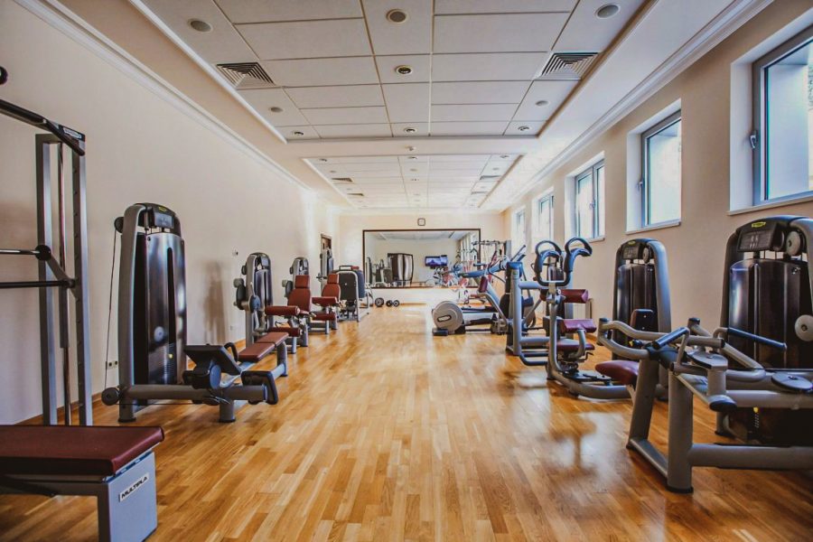 Тренажерный зал в санатории Заря в городе Кисловодске - фотография